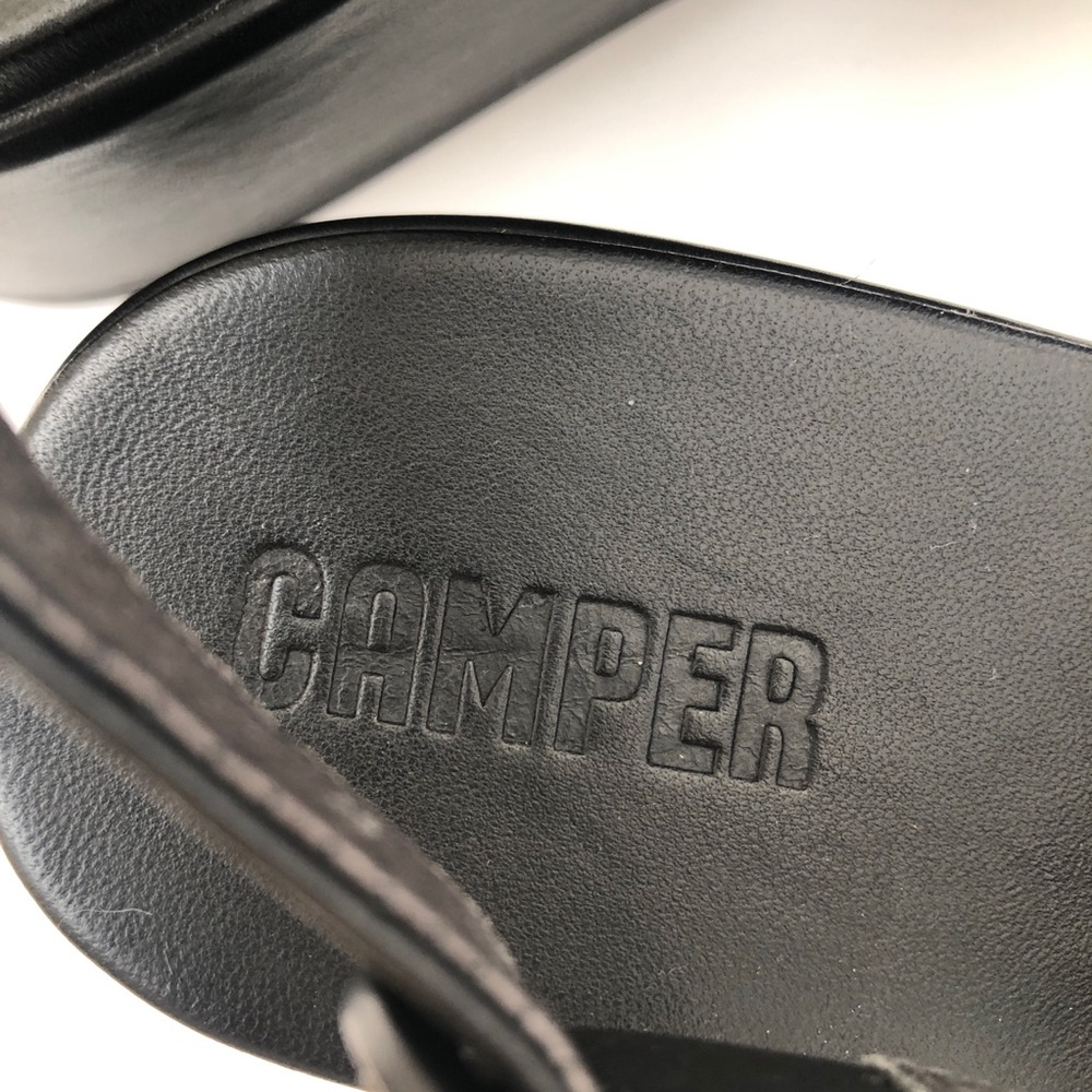 ❌ Camper Misia Peep Toe Leather Platform Sandals - Picture 3 of 12